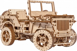 Drevený model Džípu 4x4 - 570 dielikov