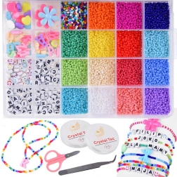 Súprava korálikov na náramky a šperky pre deti – DIY kreatívny box