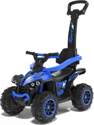 Detské odrážadlo s vodiacou tyčou Baby Mix Mega modré