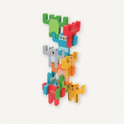 Balansujúca hra Zvierací akrobati od Petit Collage