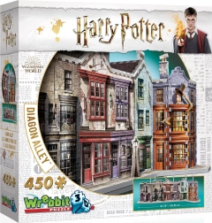 Wrebbit 3D puzzle Harry Potter: Šikmá ulička – 450 dielikov