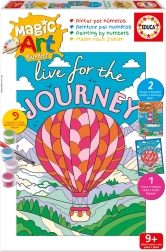 Educa maľovanie podľa čísel – loď a horúci vzduchový balón