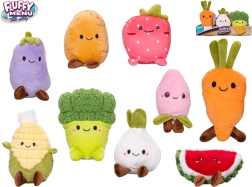 Fluffy Menu plyšové ovocie a zelenina 12–14 cm