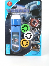 Baterka a projektor vesmír – detský premietací set