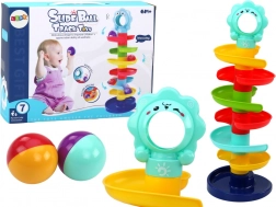 Špirálová veža pre guličky