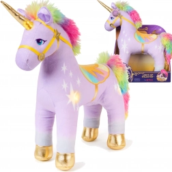 Plyšový jednorožec WILDSTAR so svetlom 35 cm – UNICORN ACADEMY