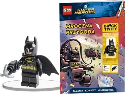 LEGO DC COMICS Super Heroes: Temné dobrodružstvá – interaktívna kniha s minifigúrkou Batmana