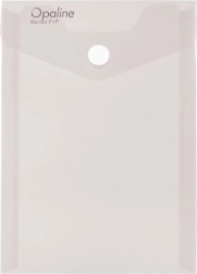 Obálka s patentom A6 na výšku Opaline číra