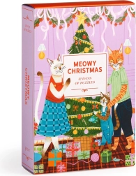 Adventný kalendár puzzle Mačacie Vianoce 12 dní – GALISON
