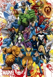 EDUCA Puzzle Hrdinovia Marvel 500 dielikov