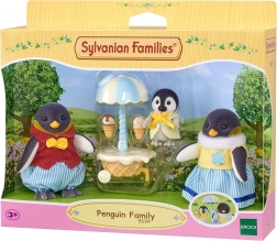 Sylvanian Families rodina tučniakov so zmrzlinovým vozíkom