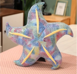 Plyšová hviezdica modrý vankúš 20 cm