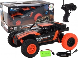 RC terénne auto 1:24 s pohonom 4x4 – oranžové