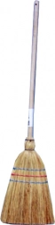 Ryžové metlička s drevenou rukoväťou 74 cm