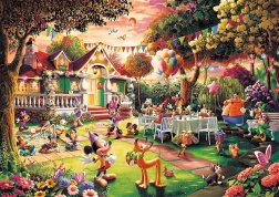 trefl puzzle narodeninová oslava mickey mouse 1000 dielikov premium plus