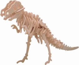 Drevené 3D puzzle veľký tyranosaurus