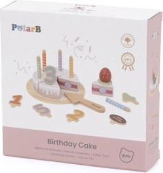 Drevená narodeninová torta PolarB