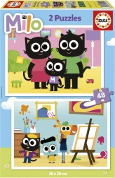 Puzzle Milo 2x48 dielikov od EDUCA