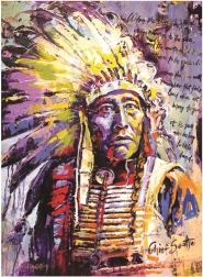 Puzzle Náčelník Seattle 1000 dielikov ANATOLIAN