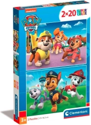Puzzle 2×20 dielikov Paw Patrol