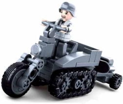 Sluban WWII Motocykel s pásmi