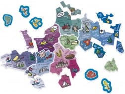 Jeujura Magnetická mapa Francúzska