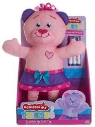 Látkový vymaľovávací medvedík 38 cm