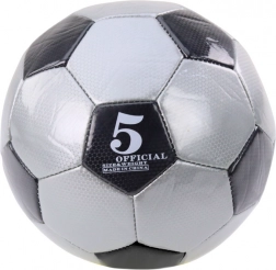 Futbalová lopta Classic 24 cm veľkosť 5 sivá