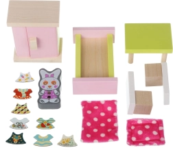 Drevený detský nábytok pre bábiky Izba