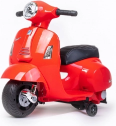 Detská elektrická motorka BABY MIX VESPA červená
