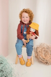 Lilliputiens bábika Lea s kabelkou