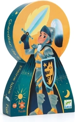 Puzzle Rytier splnu - DJECO, 36 dielikov