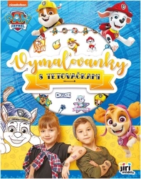 Omaľovánky Labková patrola s detskými tetovačkami - 1 kus