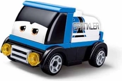 Sluban natahovacie autíčko Modrá cisterna s očami