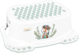 Detské protišmykové stupátko do kúpeľne Wild & Free líška – biele