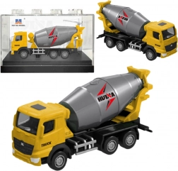 Zberateľský model miešačky Huina žltý 1:80