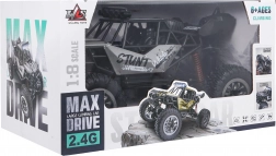 rc crawler stunt závodné auto 1:8 sivé 4x4