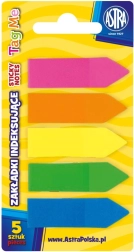Samolepiace bločky ASTRA Neon 5 farieb