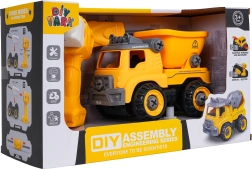 rozoberateľný stavebný sklápač s vŕtačkou a skrutkovačom