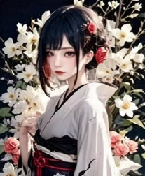 Diamantové maľovanie Dievča v kimone