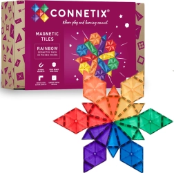Connetix Rainbow Geometry Pack magnetické stavebnice 30 dielov