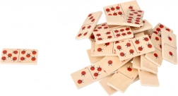 Drevené domino s lienkami