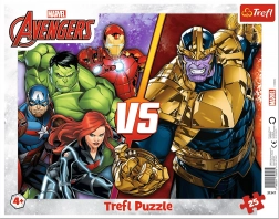Puzzle Nepremožiteľný tím Avengers 25 dielikov