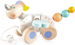 Drevená ťahacia hračka Jednorožec