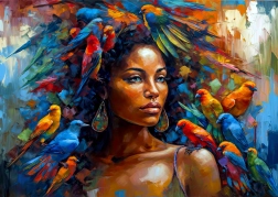 Enjoy puzzle Perličková kráľovná 1000 dielikov