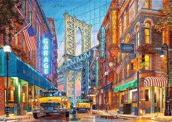 TREFL Puzzle Premium Plus: Výhľad na most v Manhattane 500 dielikov