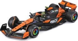 Kovový model bburago 1:43 mclaren mcl38 2024 #4 lando norris s pilotom v prezentačnej krabičke