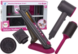 Detská kadernícka sada so sušičom a žehličkou na vlasy
