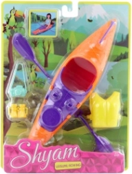 Kajak pre bábiku s doplnkami