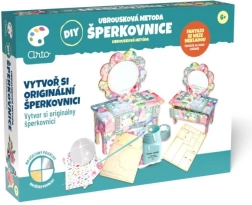 Arto diy šperkovnica z dreva – servítková technika (decoupage)